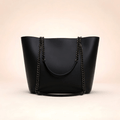 Tote Bag Chic Chain-Strap Leather Tote ZTS-CR-020