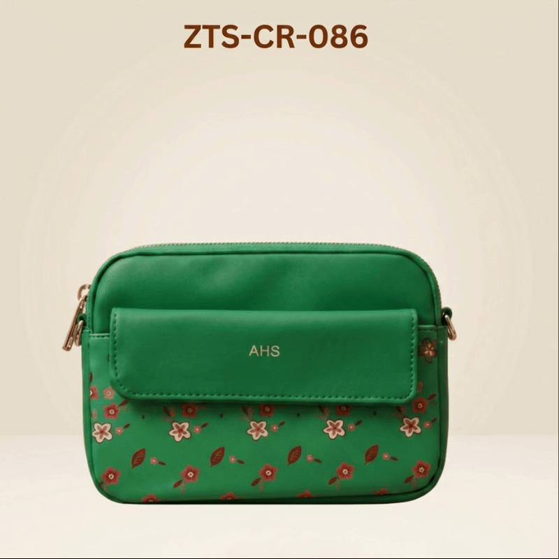 Crossbody Bag with Floral Pattern  and handbag for women ZTS-CR-086