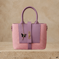 Handbag for Women – Elegant Lilac & Pink Tote ZTS-CR-171