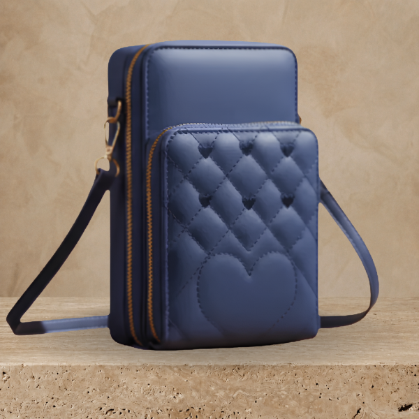 Quilted Crossbody Mobile Pouch – Ladies Shoulder Bag ZTS-CR-072