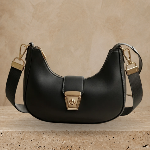 Crossbody Bag with Gold-Tone Lock | Trendy & Casual ZTS-CR-170
