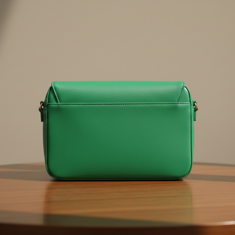 Elegant Mint Pastel Crossbody Bag with Floral Pattern ZTS-CR-086