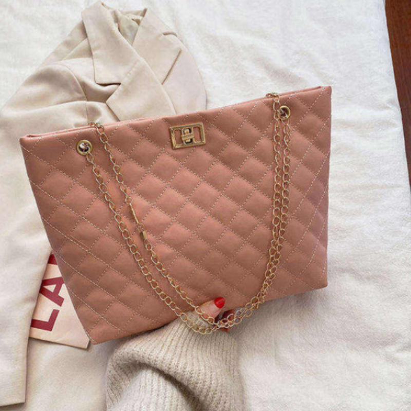 Elegant Quilted Chain Shoulder Bag – Premium Synthtic Leather ZTS-CR-062
