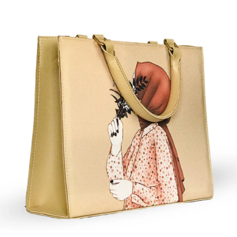Eleghant HandBag Canvas Hijab Design ZTS-CR-053