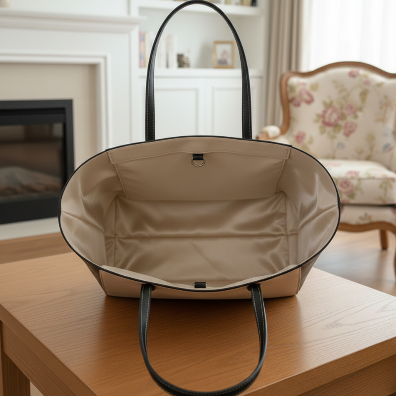 Chic Multi-Color Patchwork Structured Tote Bag ZTS-CR-052