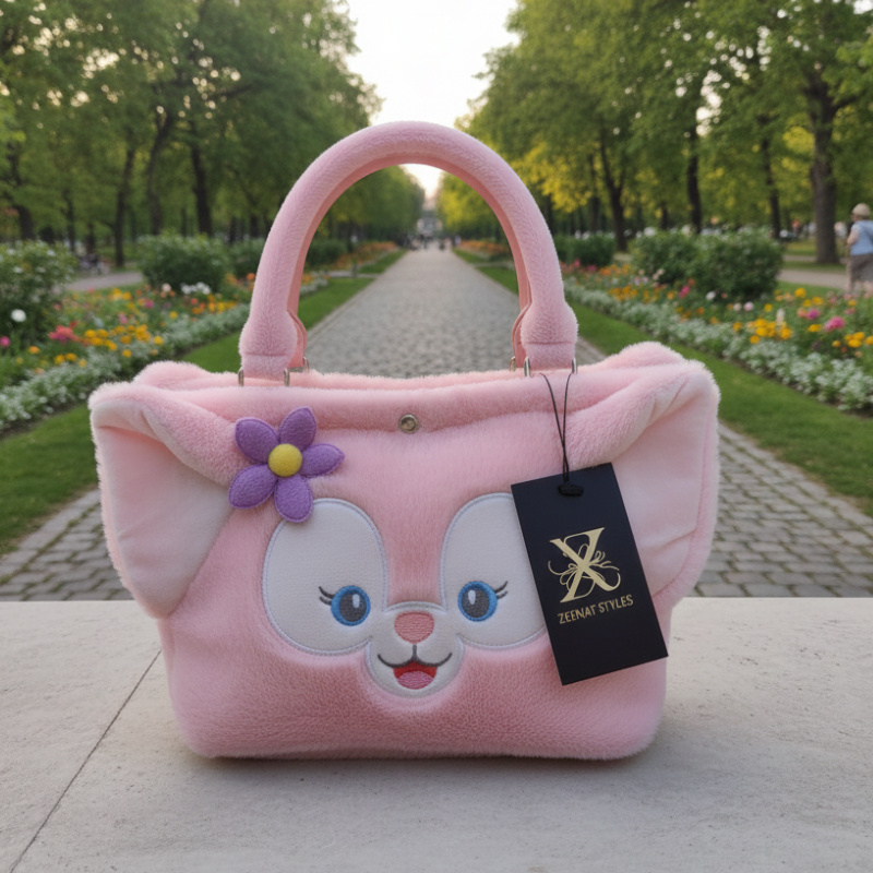 Handbag Soft Pink and Perfectly Cute  bag  ZTS-CR-033