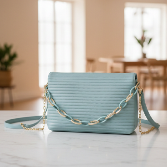 Women's Fashion Grey/Golden Cross Body Bag ZTS-CR-068