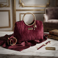 Luxury Women's Fashion Handbag | Premium Velvet Tote Shoulder Bag ZTS-CR-174
