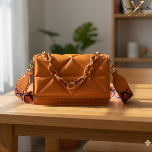 Vintage Distinctive Wide Shoulder Bag Simple Casual ZTS-CR