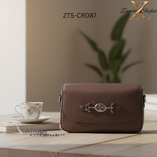 Classic Saddle Bag with Buckle Closure ZTS-CR087