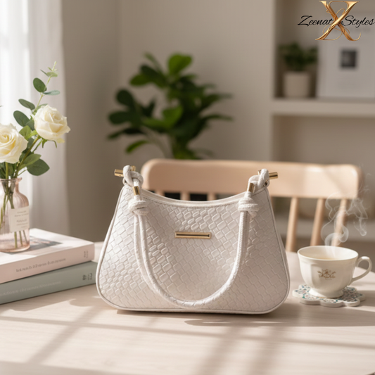 Woman New Woven PU Leather Bags Single Sling Bag