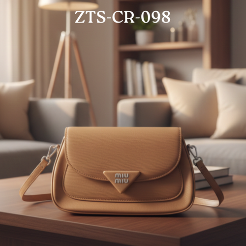 Elegant Miu Miu Maroon Leather Crossbody BagZTS_CR_098