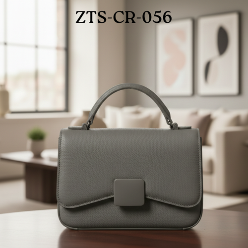 Elegant Leather Top-Handle Satchel Bag for WomenZTS-CR-056