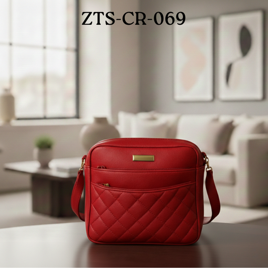 Classic Quilted Crossbody Shoulder Bag For Women ZTS-CR-069