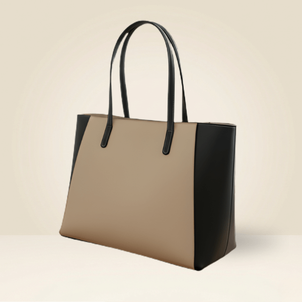 Chic Multi-Color Patchwork Structured Tote Bag ZTS-CR-052
