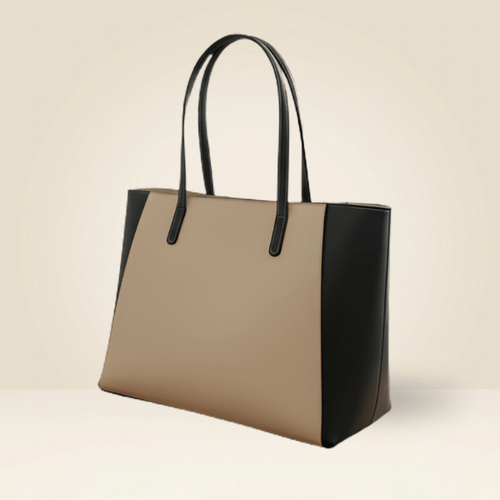 Chic Multi-Color Patchwork Structured Tote Bag ZTS-CR-052
