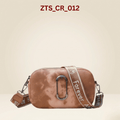 Crossbody Bag Peach Dual-Zip Camera Crossbody Bag ZTS-CR012