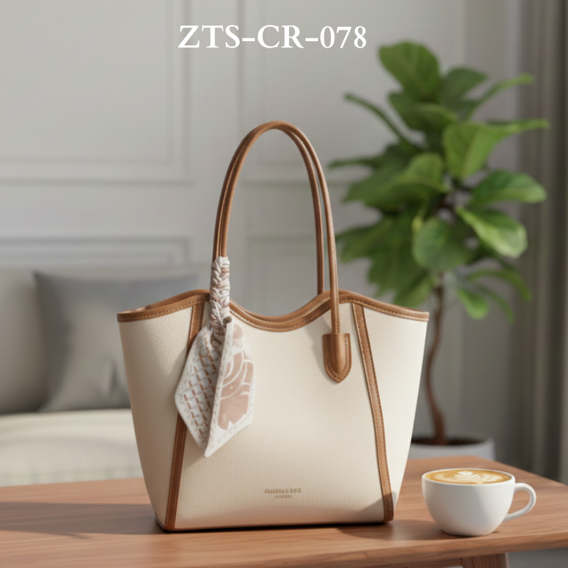 Luxury Designer Handbags Purses With Scarf Decorated ZTS-CR-078