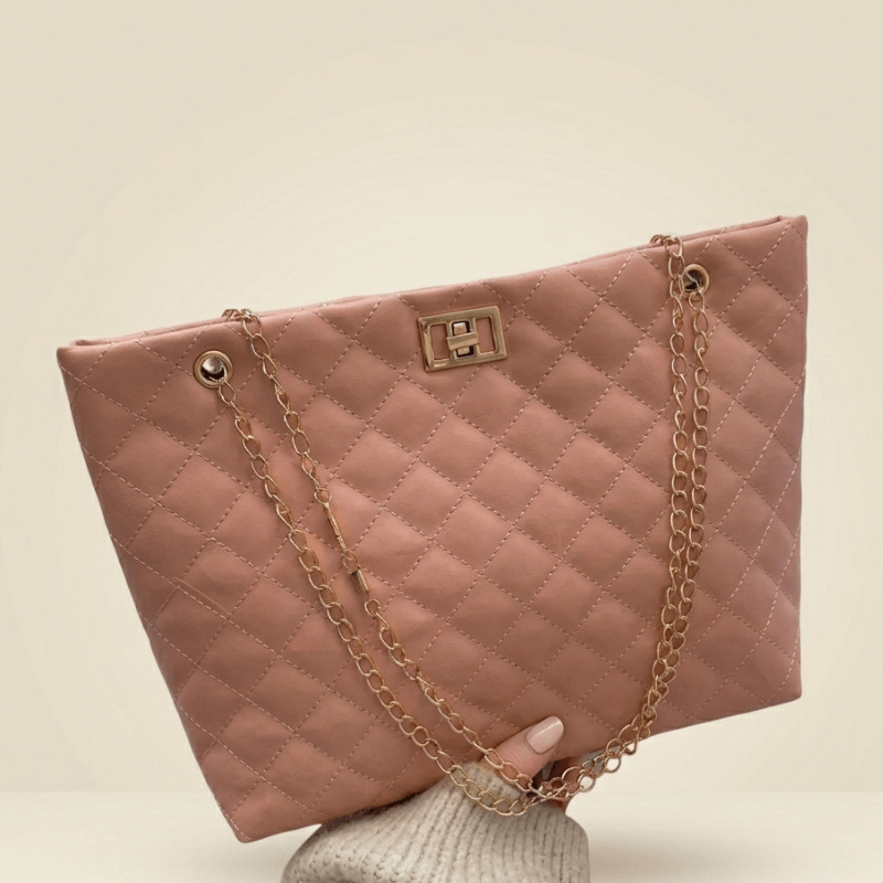 Elegant Quilted Chain Shoulder Bag – Premium Synthtic Leather ZTS-CR-062