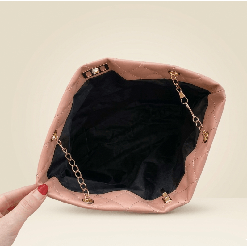 Elegant Quilted Chain Shoulder Bag – Premium Synthtic Leather ZTS-CR-062