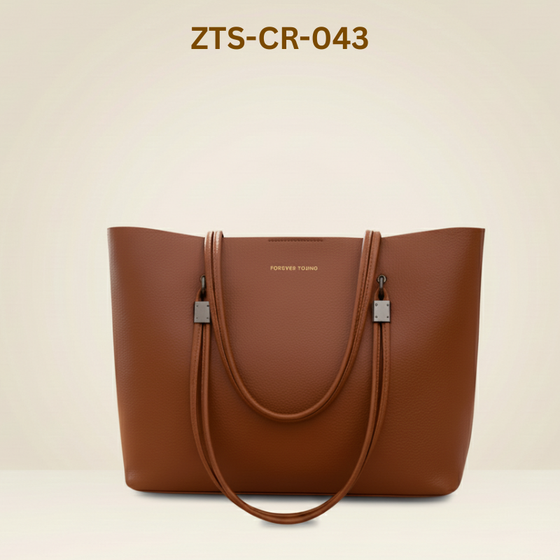 Handbag Vegan Leather, Stylish, Tote. ZTS-CR-043