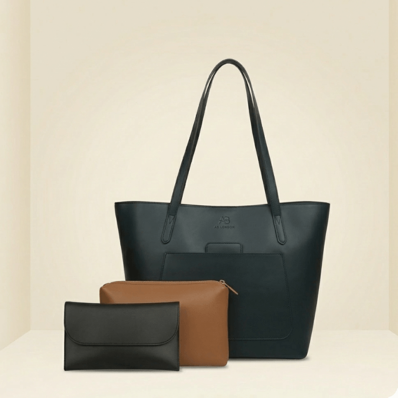 Tote Bag Premium 3-Piece Essential Set For Women ZTS-CR-054
