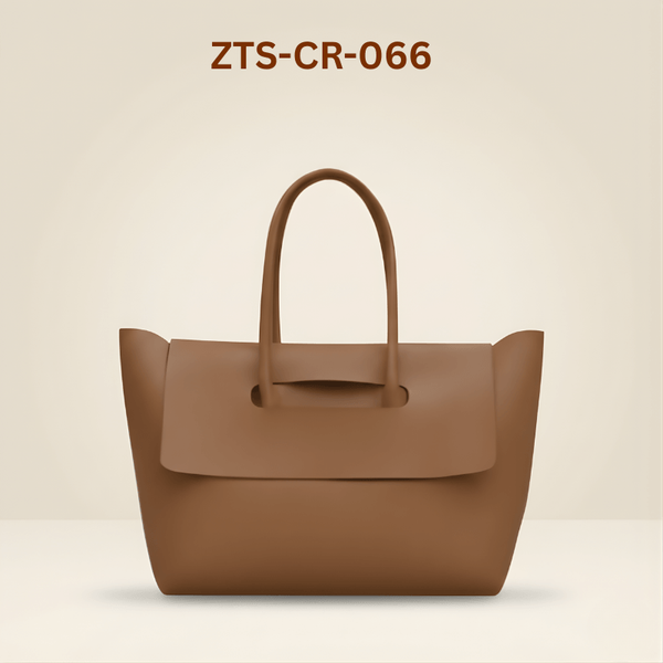 Shoulder Bag,  Premium Tan Vegan ladies handbag (ZTS-CR-066)