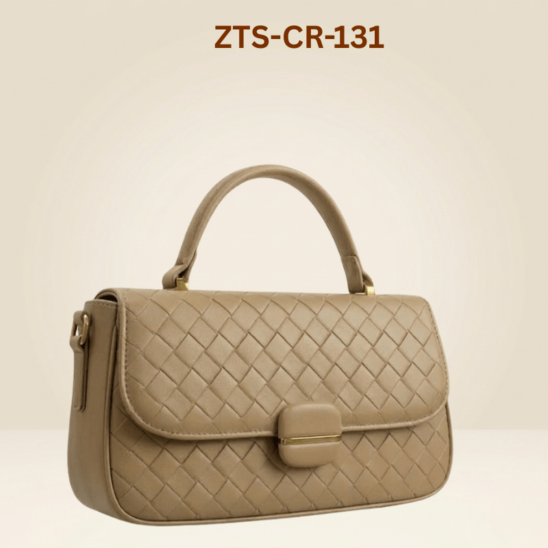 Handbag with strap Premium Quilted bag and elegent design  ZTS-CR-131