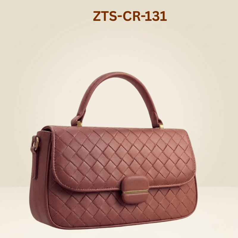 Handbag with strap Premium Quilted bag and elegent design  ZTS-CR-131