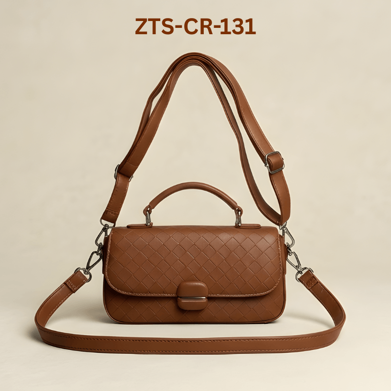 Handbag with strap Premium Quilted bag and elegent design  ZTS-CR-131