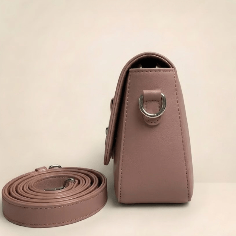 Luxury Structured Ladies Shoulder Bag Metallic Lock ZTS-CR-143