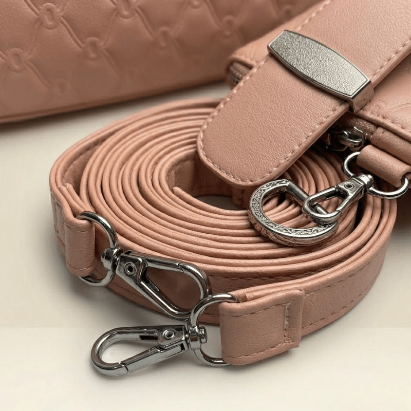 Luxury Quilted Ladies Shoulder Bag Metallic Bar ZTS-CR-140