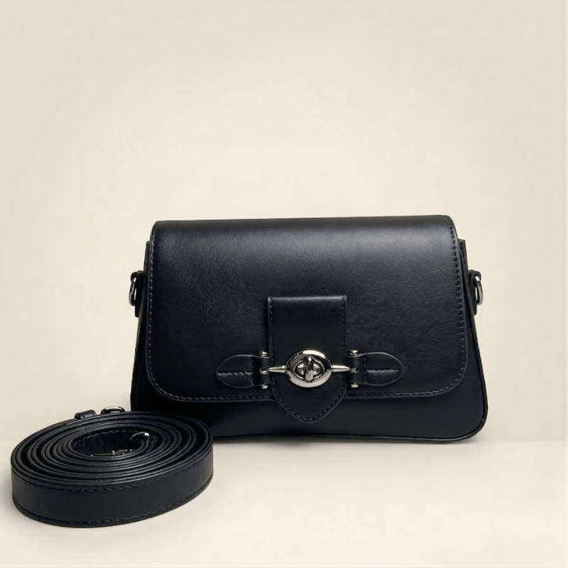 Luxury Structured Ladies Shoulder Bag Metallic Lock ZTS-CR-143