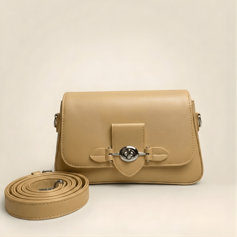 Luxury Structured Ladies Shoulder Bag Metallic Lock ZTS-CR-143