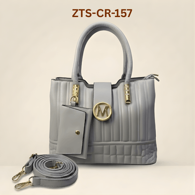 Premium Quilted Ladies Hand Bag With Pouch ZTS-CR-157