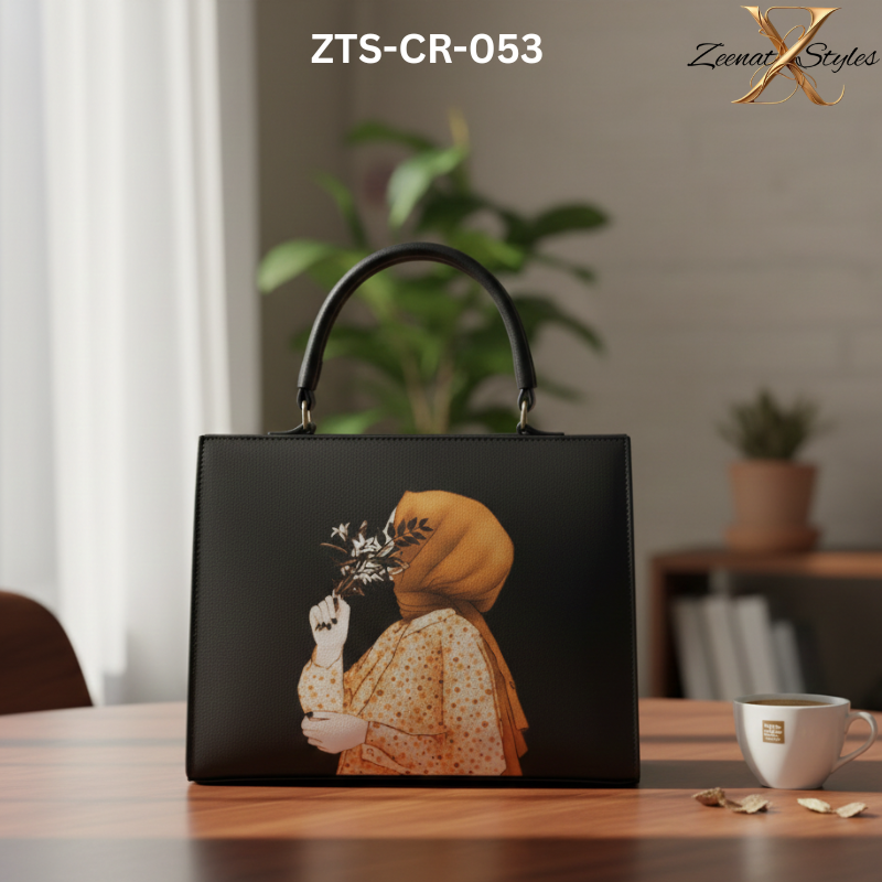 Eleghant HandBag Canvas Hijab Design ZTS-CR-053
