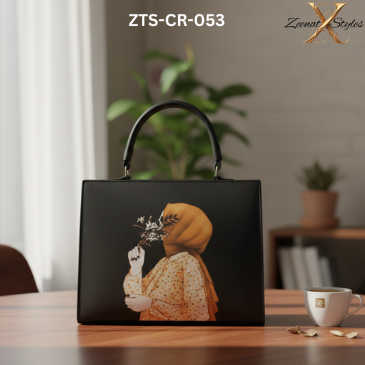 Eleghant HandBag Canvas Hijab Design ZTS-CR-053