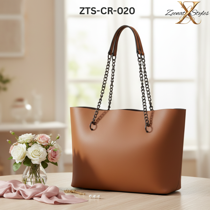 Luxury Women's Tote Bag Wit Chain Strap ZTS 020