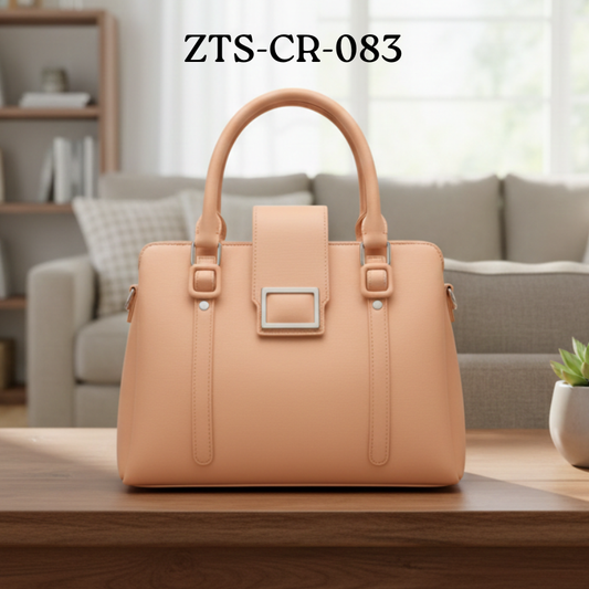 Women’s Luxury Peach Shoulder Handbag ZTS-CR-083