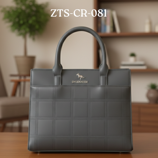 Signature Quilted Tote Stylish Shoulder Bag for Women ZTS-CR081