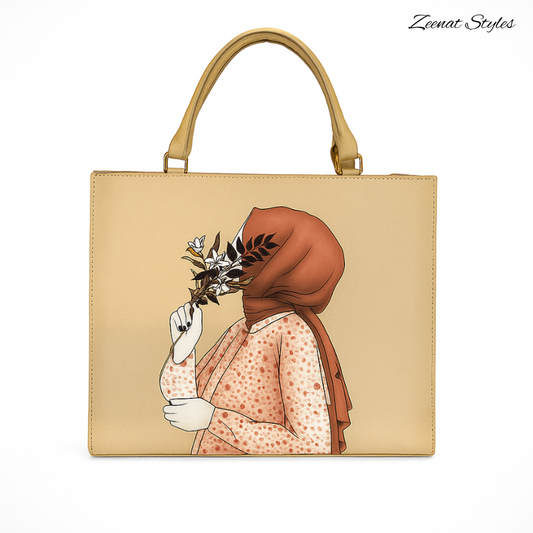 Eleghant HandBag Canvas Hijab Design ZTS-CR-053