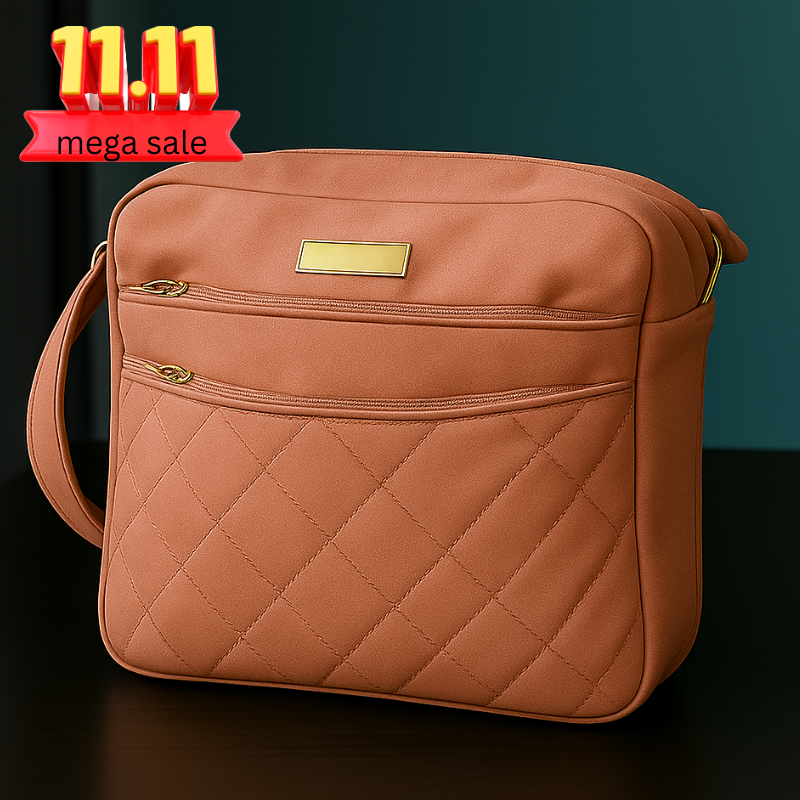 Elegant Red  Shoulder Pouch –ZTS Premium Ladies Handbag ZTS-CR069