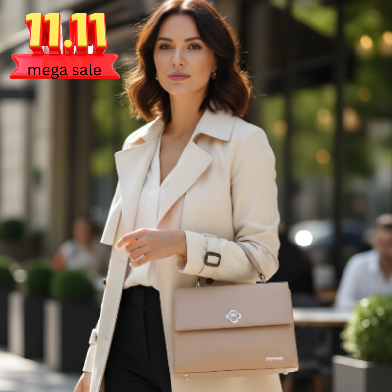 Elegant Top Handle Handbag ZTS-CR-080