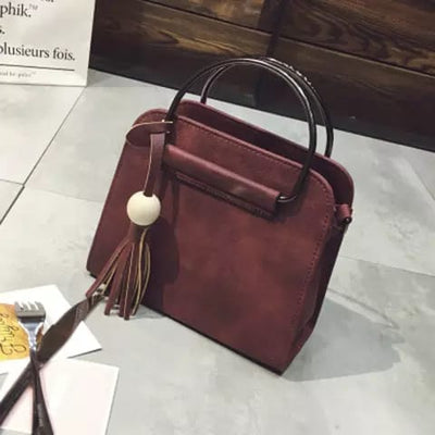 ZTS New Messenger Bag Korean Tide Simple Handbag Tassel Shell Bag Female Bag - Zeenat Style